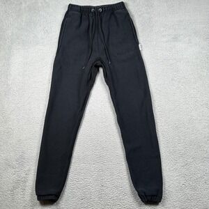 Advisory Board Crystals ABC 123 Black Sweatpants Joggers Sz S Los Angeles Heavy